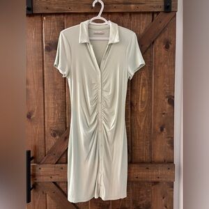 Abercrombie Mint Green Button-Up Dress